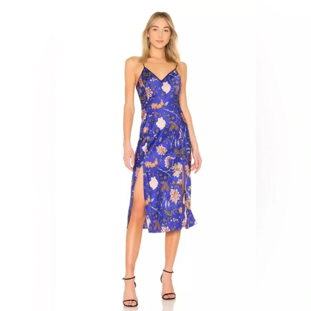 electric blue floral dress Tango Mango Electric Blue Bubble Hem Dress – Blooming Boutique